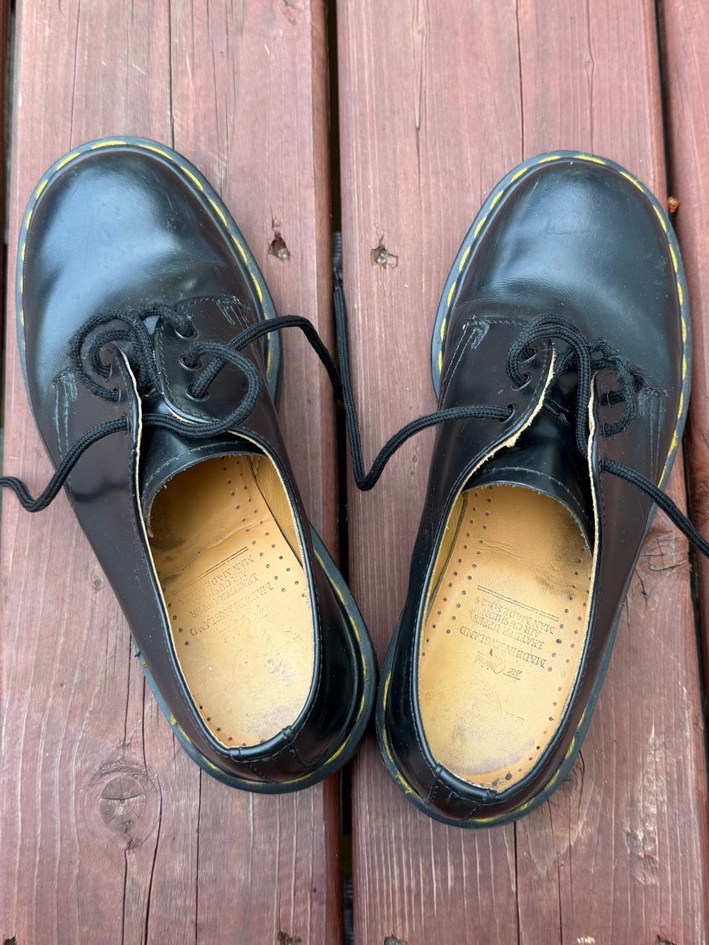 1990’s Dr martens 1461 SMOOTH LEATHER OXFORD SHOES sz 4